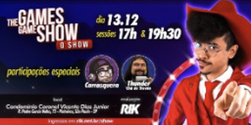 Arte do evento TGGS – O Show