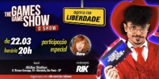 Arte do evento TGGS – O Show | São Paulo/SP