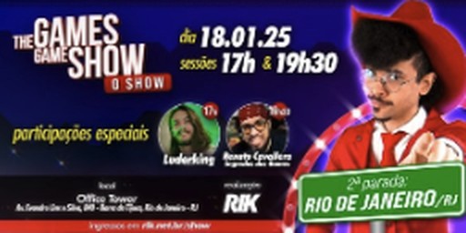 Arte do evento TGGS – O Show | Rio de Janeiro/RJ
